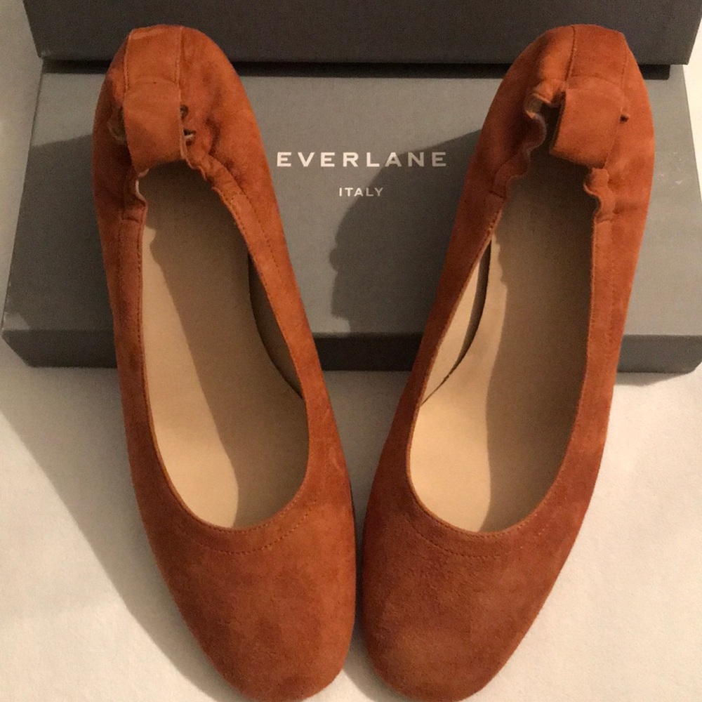 Everlane block heel pump